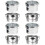 8Pièces Contenants Métal Silicone Pour Chauffe-Cire Usage Pro 7