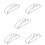 5Pcs Clear Acrylic Hat Display Holders for Desktop Storage and Display 10