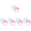 10Pièces Casque De Douche Bébé Silicone Visor 7
