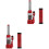 2Pcs Red Tire Changing Tools Stabilizing Jack with Safety Valve 3