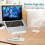 Support Tablette Et Livre Blanc Avec Base Stable Ajustable 11