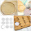 5Sets Non-Stick Plastic Cookie Molds Lovely Christmas Cookie Stamps 6