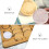 5Sets Non-Stick Plastic Cookie Molds Lovely Christmas Cookie Stamps 8