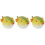 3Pièces Figurines Déco -Globe Souple Vert Clair Réaliste 5
