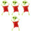 4Pièces Jouets Squelettes Colorés Jouet Sensoriel 5