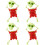 4Pièces Jouets Squelettes Colorés Jouet Sensoriel 7