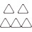 5Pièces Support Triangle Billard Pour Table À 4
