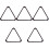 5Pièces Support Triangle Billard Pour Table À 5