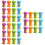 144Pcs Mini Dinosaur Erasers for Kids Bulk Assorted Color Safe Rubber 8