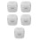 5Pcs Portable Black Nail Art Tool Soaking Box Manicure Cleaner Case 8