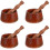 4Ensembles Pilon Mortier Bois Artisanaux Pour Ail Épices 10