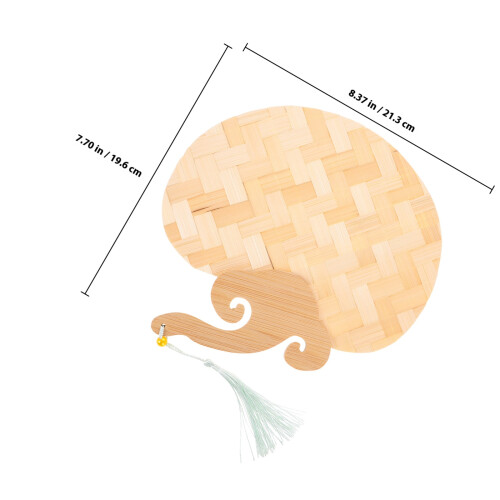 Éventail Bambou Multi-Usage Refroidisseur Fête Été DIY 1