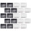 100St Multi-Purpose Kabelklemmen Nylon Zelfklevend Voor Kabelbinding 11