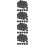 120Pcs Durable Black Plastic Backgammon Chess Pieces for Board Game 8