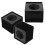 15Pièces Supports Microphone En Plastique Noir Pour Interviews 3
