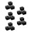15Pièces Supports Microphone En Plastique Noir Pour Interviews 4