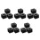 15Pièces Supports Microphone En Plastique Noir Pour Interviews 9