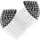 8Pièces Épaules Pompons Argentée Décoration Vêtement 2