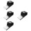 4Pièces Support Fer À Souder Tout Métal Noir Usage 9