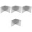 4Pcs Stainless Steel Pan Splatter Screen Kitchen Splash Guard 6
