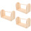 3Pièces Support Bois Beige Pour Fil Manuel Rangement DIY 8