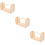 3Pièces Support Bois Beige Pour Fil Manuel Rangement DIY 11