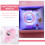 5Ensembles Enfants Ajustables Silicone Rose Motif 7