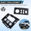Kit de Painel Estéreo Double Din de 7 Polegadas para   2007-2016, Incluindo Moldura Do Console e Painel Frontal Do Rádio. 5