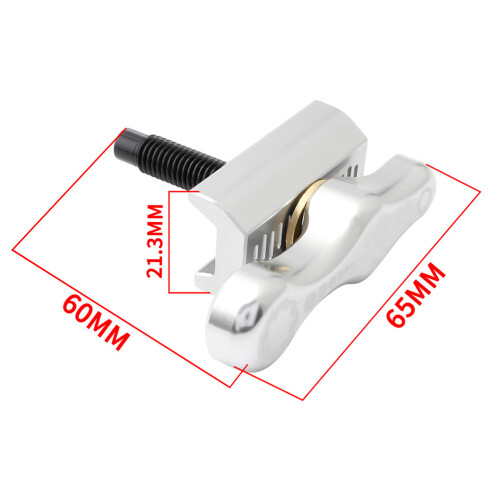 2Sets Fahrradfaltverschluss Hinge Clamp Rahmenverbinder Silber 1