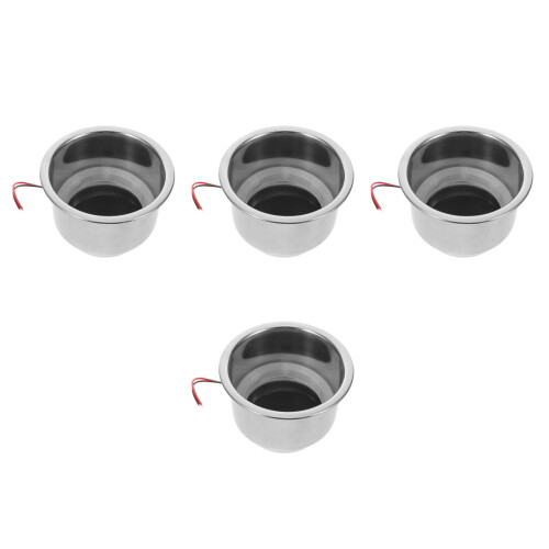 4Pièces Support Tasse Antidérapant Pour Yacht Marine 2