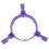 5Pièces Support Flèches Violet Pet Stable Ajustable Portable Pour Tir 3