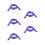 5Pièces Support Flèches Violet Pet Stable Ajustable Portable Pour Tir 10