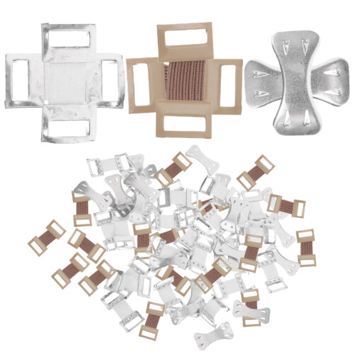 250Ensembles Clips De Bandage En Aluminium Réutilisables Multicolores 2