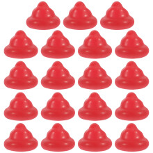 40Pcs Red Caulk Tube Caps Latex Sealant Protectors for Home Use