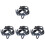 4Pièces Accessoires Casque Doublure Plastique Éponge Multi 4