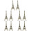 10Pièces Tour Eiffel Zinc Café Décoration Intérieur 8