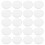 200Pcs White Plastic End Caps for Mailing Tubes Kraft Cardboard Covers 1