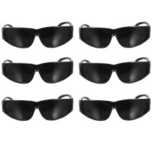 18Pcs Black Safety Welding Goggles with Anti- Lens for Work