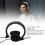 Cuffie cablate nere da 40 mm con microfono, cavo da 1,2 m 4