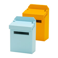 2Pcs Mini Mailbox for Office and Dollhouse High Fidelity Model