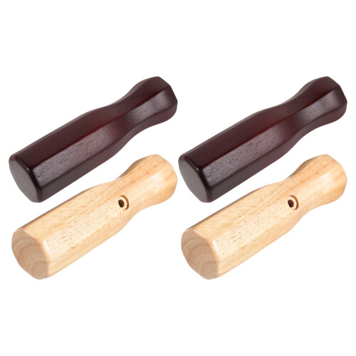 16Pcs Durable Wood Foosball Handle Replacement for Table Soccer Rods
