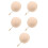 5Pièces Poire Pipette En Caoutchouc Beige Usage Durable 4