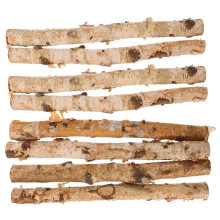 8Pcs Premium Birch Wood Dowels Craft Sticks for Handmade Floral Decor