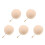 5Pièces Poire Pipette En Caoutchouc Beige Usage Durable 10