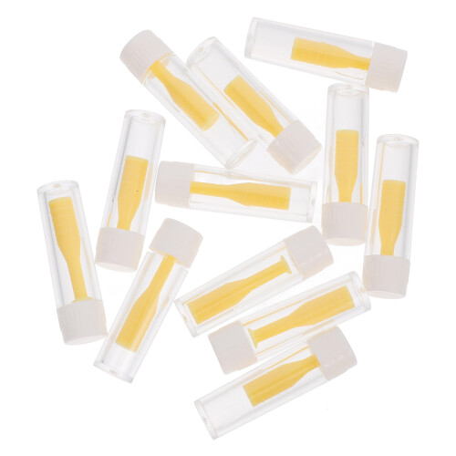 24Pcs Portable Yellow Silicone Contacts Lens Tools Small Size