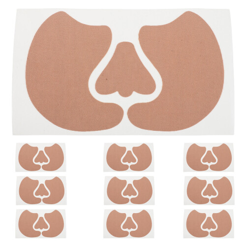 10Pcs Beige PVC Nose Protector for Kids Windproof Sun Uv Shield Skiing