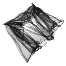 4Pcs Net Tent Bed Canopy Black Bed Curtain for Bedroom