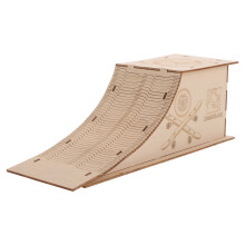 Rampe Skate Finger En Bois Kaki Portable Pour Figures Créatives