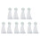 5Paires Protections Cornes Bœuf Silicone Transparent Durable 11