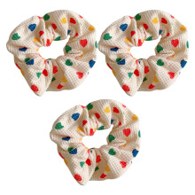 6Pcs Fashionable Hair Ropes Multi Color Stylish Hair Rings for Women